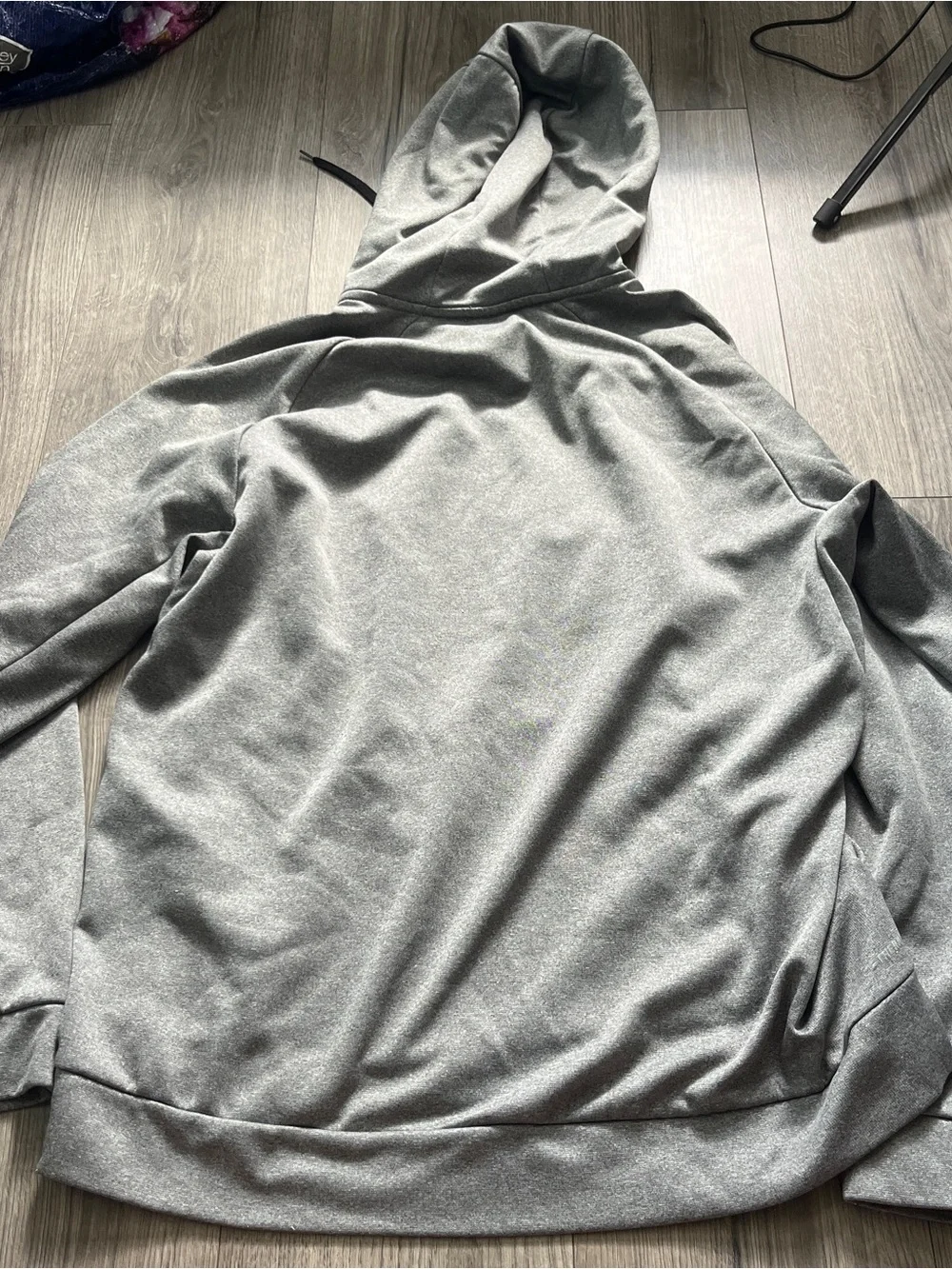 Nike Therma-Fit Mens Gray Hooded Pullover Sweatshirt Hoodie Size Large